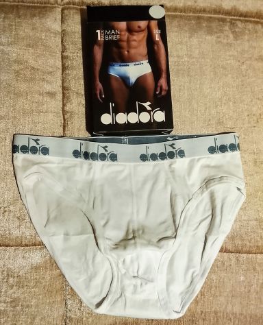 Diadora slip uomo bianco