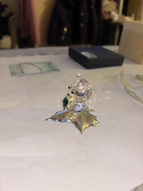 BELLISSIMO ORSETTO NUOVO IN CRISTALLO SWAROVSKI E ARGENTO SENZA DIFETTI - Foto 7