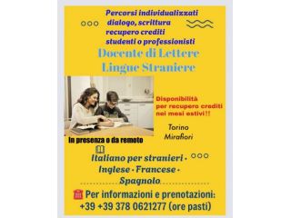 Lezioni Inglese-Francese-Spagnolo