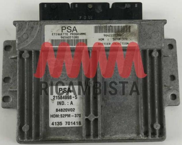 9656051080 9642222380 Citroen C3 1.4 centralina motore Sagem