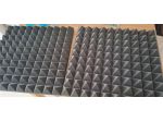 2 Pannelli in schiuma assorbente 50cm x 50cm per insonorizzare