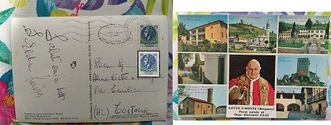 B74 - RARA CARTOLINA CON FRANCOBOLLO - Foto 2