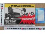 Adesivo sticker anarchico antimilitarista