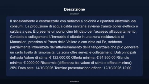 Immobile in asta di 160 m² in vendita a Moncalieri - Foto 14