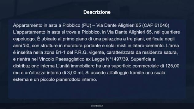 Immobile in asta di 125 m² con più di 5 locali in vendita a Piobbico - Foto 8