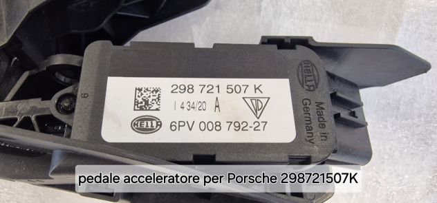 Pedale acceleratore Porsche 298721507K - Foto 4