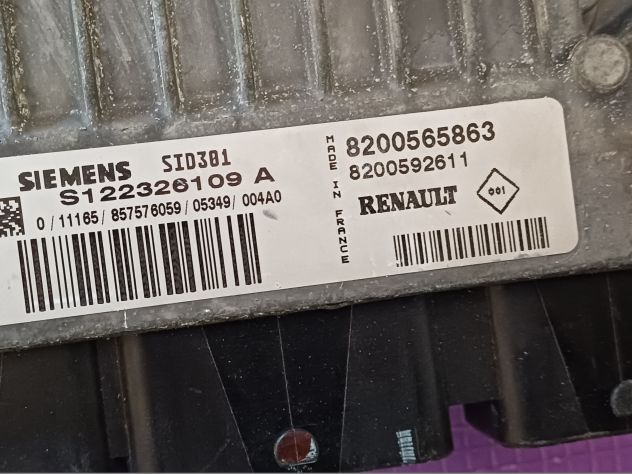 CENTRALINA MOTORE ECU SIEMENS SID 301 RENAULT SCENIC II (JM) 1.5 DCI 8V 106CV (2 - Foto 7