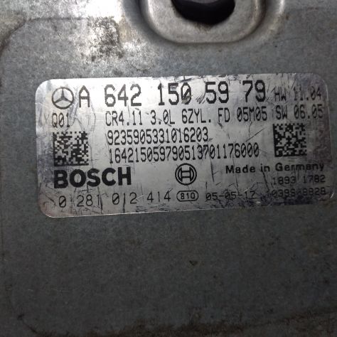 Centralina Motore Mercedes ML W164 320 CDI dal 2006 al 2011 0281012414 A6421505 - Foto 4
