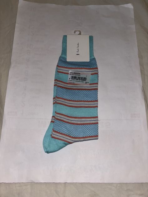 CALZE NUOVE DA UOMO FIRMATE ORIGINALI”PAUL SMITH”MADE IN ITALY