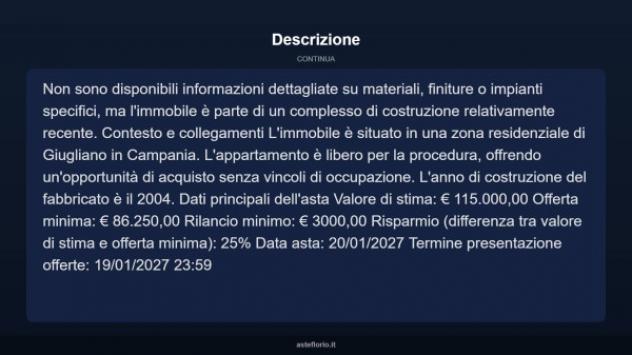 Immobile in asta di 98 m² con più di 5 locali in vendita a Giugliano in Campania - Foto 15