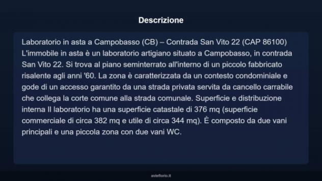 Immobile in asta di 376 m² in vendita a Campobasso - Foto 3