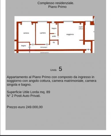 Appartamento in vendita a Lunata - Capannori 75 mq Rif: 1326140 - Foto 3