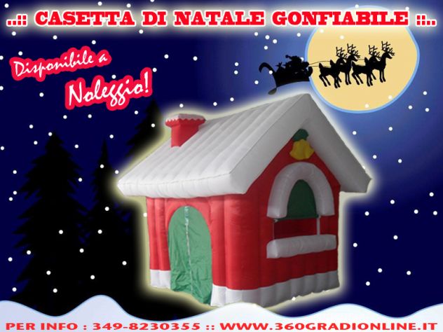 Casetta di Babbo Natale Gonfiabile ! ! !