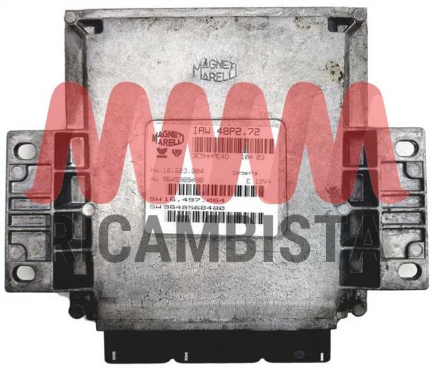 9645989480 IAW48P2.7A Peugeot 206 1.1 centralina motore Magneti Marelli