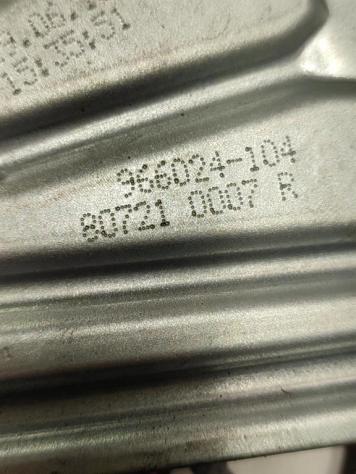 MECCANISMO ALZAVETRO ANT. SX RENAULT Scenic X MOD 807210007R 966024-104 K9K836 (09) - Foto 3