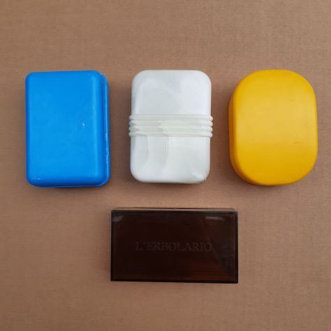 4 contenitori portasapone in plastica - Foto 2