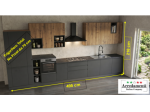 CUCINA LINEARE NUOVA MODERNA CUCINE COMPLETE DI ELETTODOMESTICI CUCINE SU MISURA