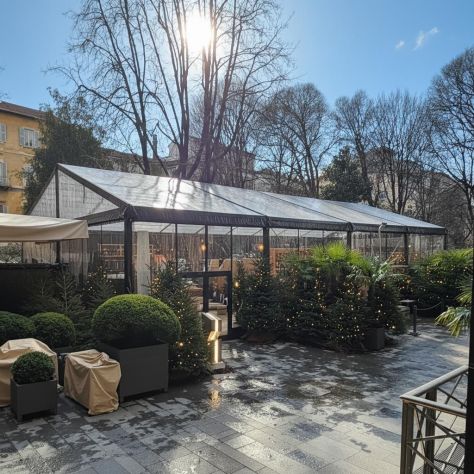 Noleggio Tensostruttura Serra nera matrimoni Siena Firenze - Foto 3