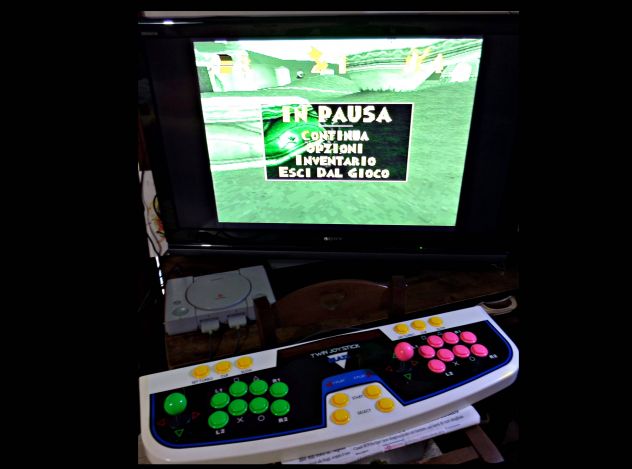 Joystick Arcade doppia postazione, anni 90 "Twin Blaze" Playstation - Foto 4