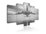 Quadro Con Un Aereo Moderno Cm. 100x50 E 200x100 - ARREDALACASA