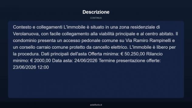 Immobile in asta di 54 m², box auto in vendita a Verolanuova - Foto 17