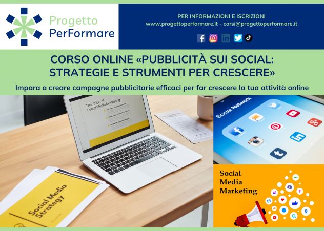 Corso online pubblicità sui social: strategie e strumenti per crescere