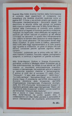 OLOCAUSTO. La vivisezione in Svizzera di Milly Schär-Manzoli 5°Ed.Atra, 1995 - Foto 2