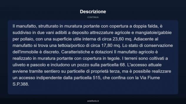 Immobile in asta di 3319 m² in vendita a Piaggine - Foto 9