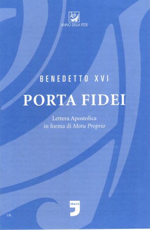 Benedetto XVI, Porta Fidei, Tracce