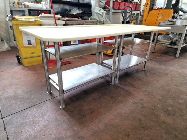tavolo da macelleria teflon usato - Foto 4