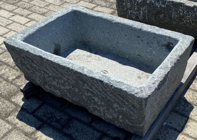 Lavandino lavello rustico in pietra granito mangiatoia - Foto 3