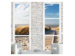 Fotomurale Adesivo Con Finestre Sulla Spiaggia Arredalacasa