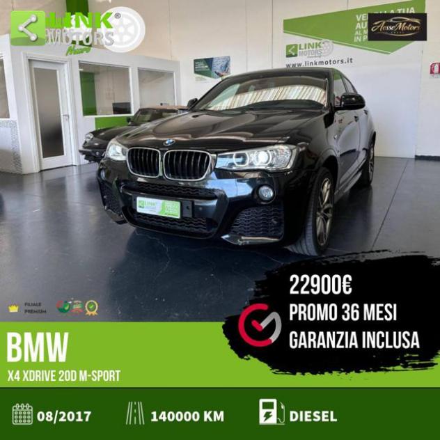 BMW X4 XDRIVE 20D M-SPORT36M-GARANZ rif. 23820144