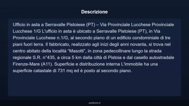 Immobile in asta di 731 m² in vendita a Serravalle Pistoiese - Foto 10