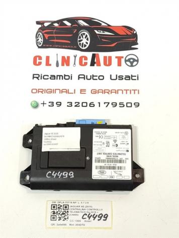 CENTRALINA MODULO DI CONTROLLO JAGUAR XE Serie (X760) DPLA-70718-NP 204DTD diesel 1999 (15)