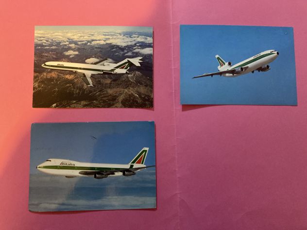 Cartoline Vintage con Aerei anni '80 - Foto 3