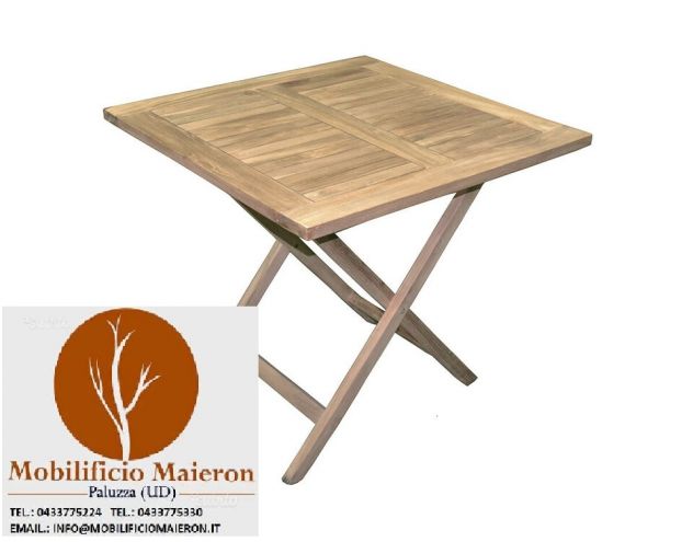 Sedie Verona Arredamento Esterno Cod 8130 in Teak Per Bar Ristorante Pizzeria - Foto 4