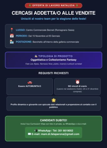 Addetto/a alle vendite