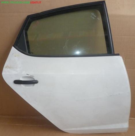 PORTA POST.D. BIANCA SEAT IBIZA (6J) 5p / SC 3p  Carrozzeria  Lamierati esterni  Porte  Porta post. dx. SEAT - IBIZA - 01-05-2012 - 01-05-2015, SEAT -