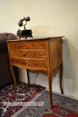 Comodino stile Luigi XV anni 50 - Foto 3