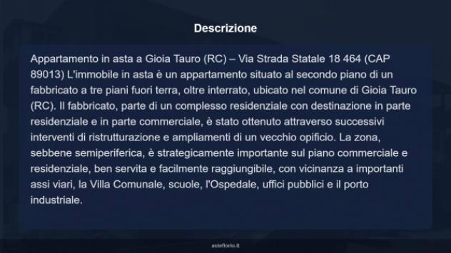 Immobile in asta di 169 m² con più di 5 locali e box auto in vendita a Gioia Tauro - Foto 16