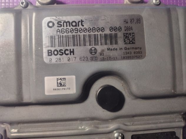 Centralina Motore Bosch 0 281 017 623 0281017623 A6609000800 1039S37527 SMART Di - Foto 3