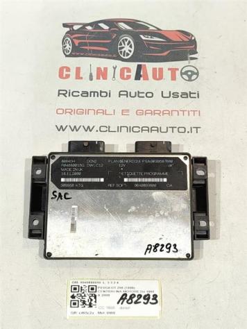 CENTRALINA MOTORE PEUGEOT 206 1° Serie 9640899880 DW8 diesel 1868 (9803)