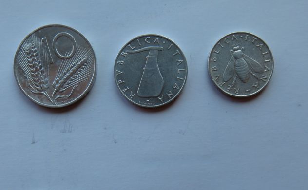 N° 3 MONETE DA 2 - 5 E 10 LIRE DEL 1953 DELLA REPUBBLICA ITALIANA - - Foto 2