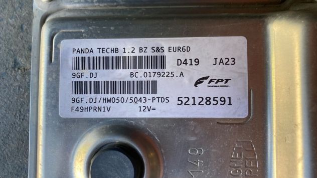Centralina motore Fiat Panda 1.2 benzina del 2020 (52128591) - Foto 3