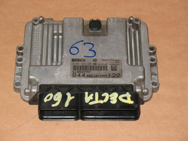 0281016235 ECU CENTRALINA LANCIA DELTA BOSCH 1.6 EDC16C39 0281016235 51853777