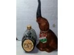 2 bottiglie vintage di lacrima cristi usate .