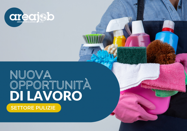 ADDETTA/O ALLE PULIZIE PART-TIME 24H SETTIMANALI