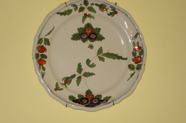 Piatti antichi '700 LA MAIOLICA DEGLI ANTONIBON decoro Tacchiolo,set 3 piatti - Foto 3