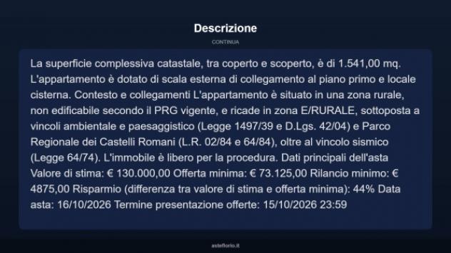 Immobile in asta di 180 m² in vendita a Rocca di Papa - Foto 11